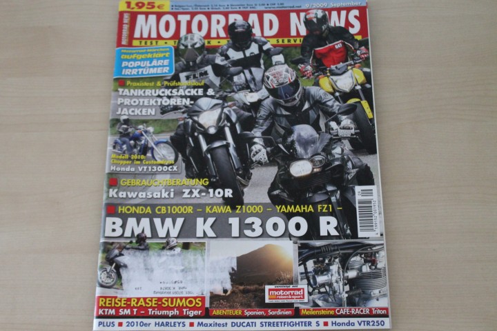 Deckblatt Motorrad News (09/2009)